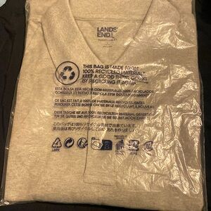 Lands end Mesh polo size large
